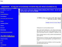Tablet Screenshot of kirkehistorie.com